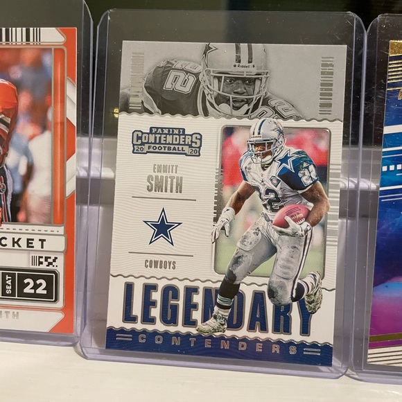 Dallas Cowboys Emmitt Smith / Roger Staubach Panini Football Card Lot - Picture 9 of 11